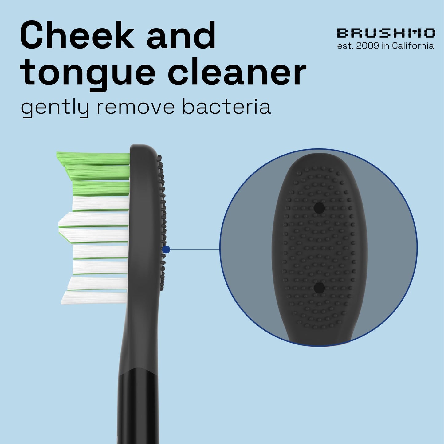 Brushmo Compatible with Philips One for Sonicare Replacement Toothbrush Heads, for HY1100 Brush Head (Shadow Black) 4 Pack + (Miami Coral) 4 Pack