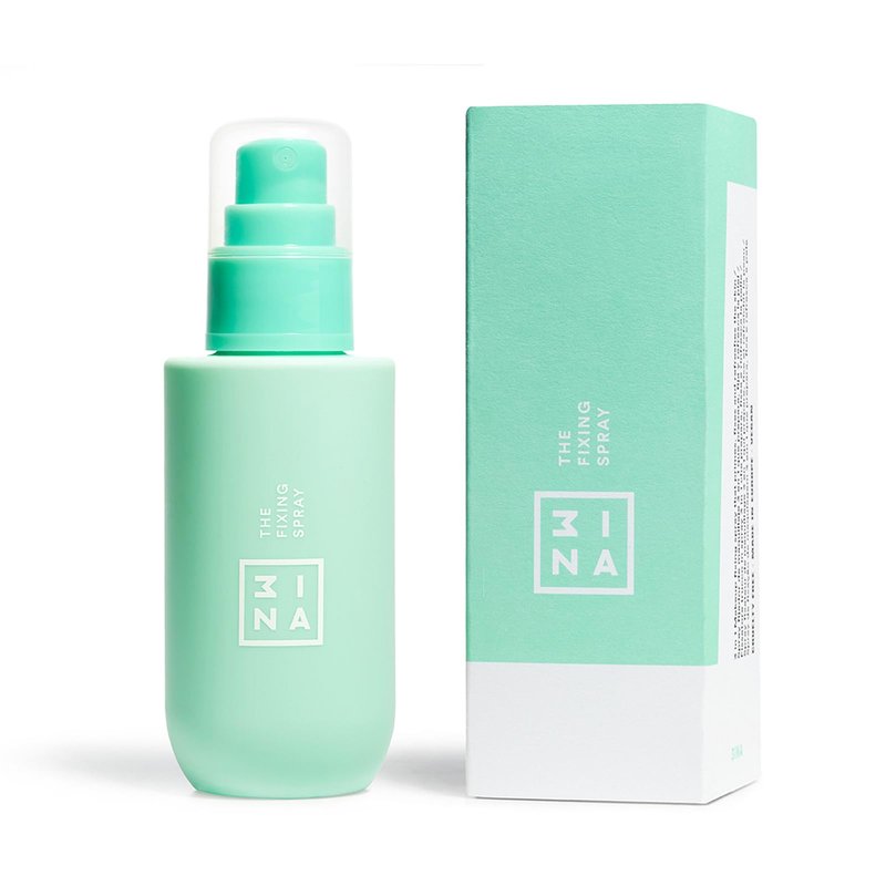 3INA MAKEUP - Vegan - Cruelty Free - The Fixing Spray - Ultra Hydrating Makeup Primer And Setting Spray - Transparent Facial Mist With A Dewy Finish - Refreshing, Light Scent - 3.38fl oz