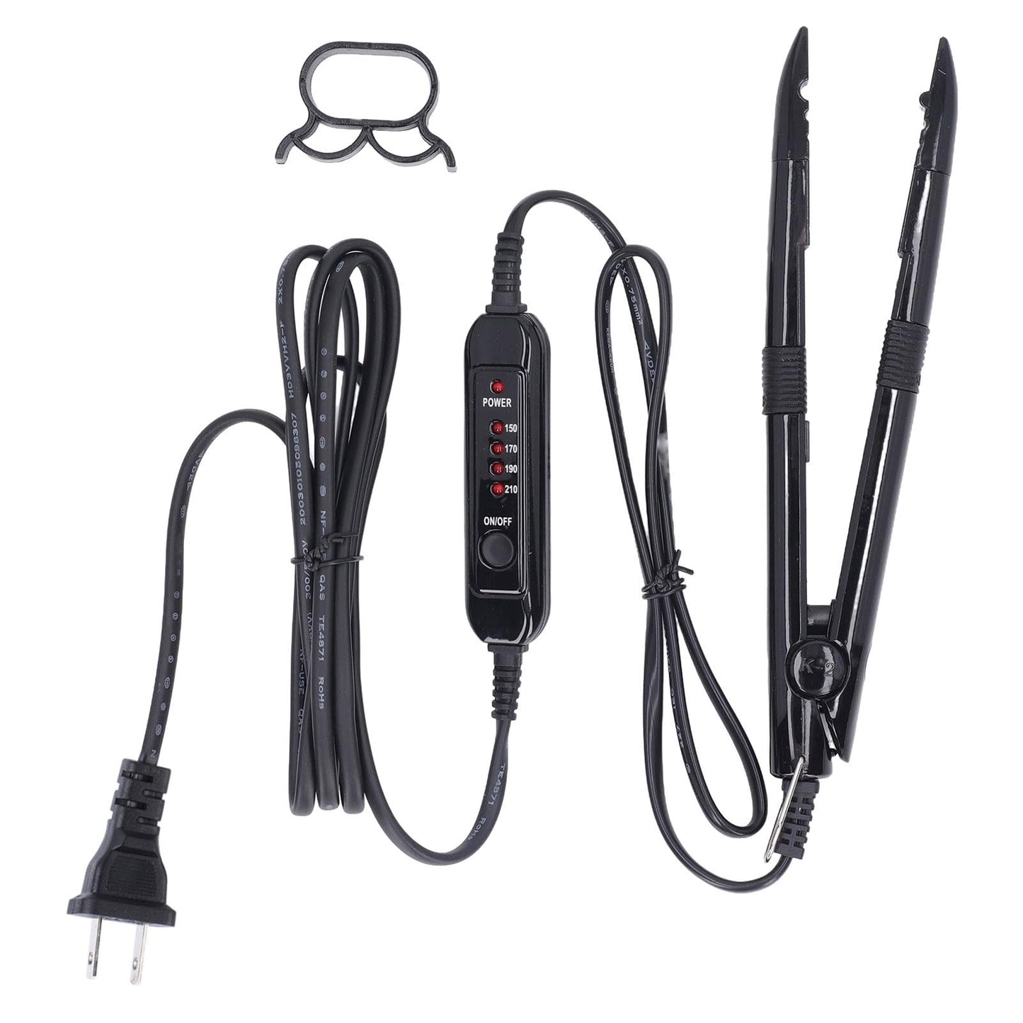 Hair Extension Bonding Tool Heat Iron Connector Extensions Glue for in Dreadlock Machine Tape Fusion Hair Extensions Tools