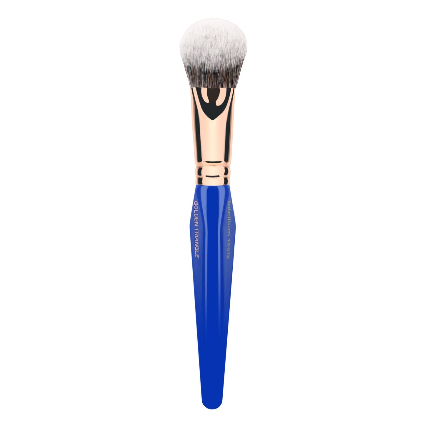 Bdellium Tools Professional Makeup Brush - Golden Triangle 968 BDHD Phase II - With All Vegan and Soft Synthetic Fibers, For Versatile Application & Blending (Blue, 1pc)