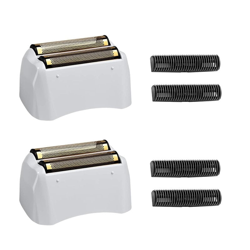 3 Packs Pro Shaver Replacement Foil and Cutters Compatible with Andis #17155 & #17150 Shaver Pro Foil (Golden-3)