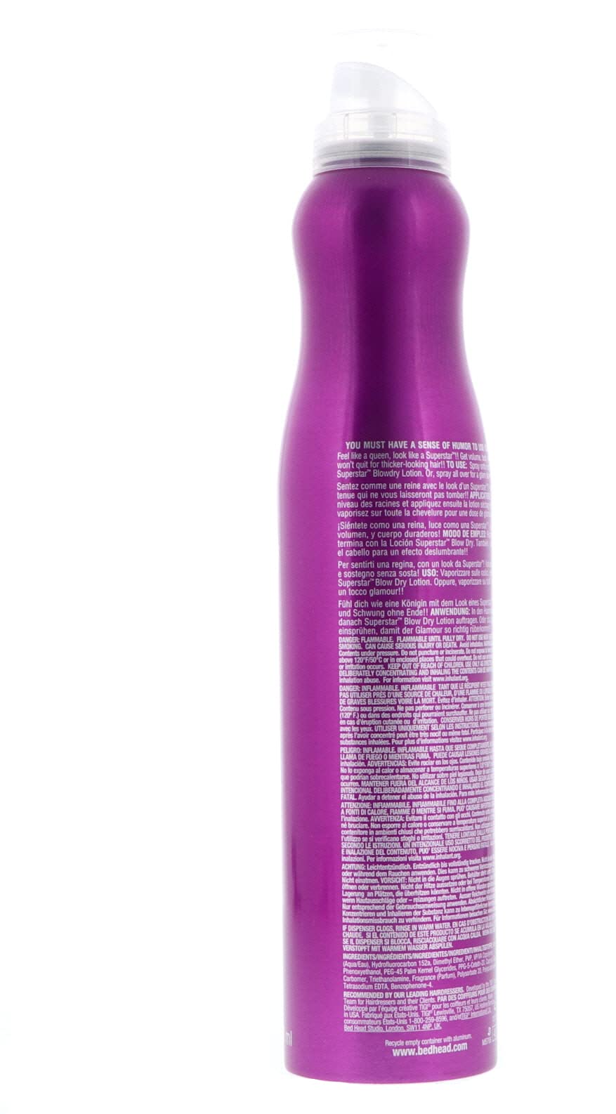 TIGI Bed Head Superstar Queen for A Day Thickening Hair Spray, 10.2 Ounce