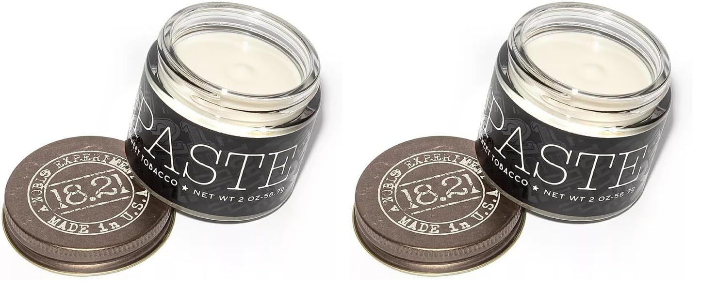 18.21 Man Made Hair Styling Product,2oz. Original Sweet Tobacco Scent in Paste with Natural Shine Finish,(Pack of 2)