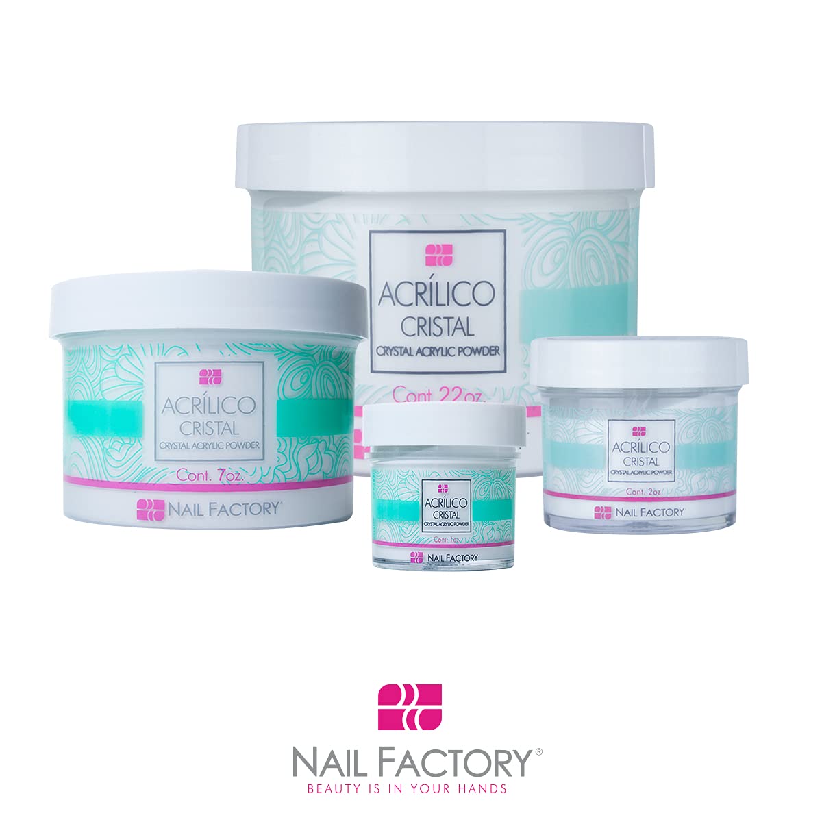 Professional Grade Clear Acrylic Powder - 7 oz for Sculpting & Building Nails