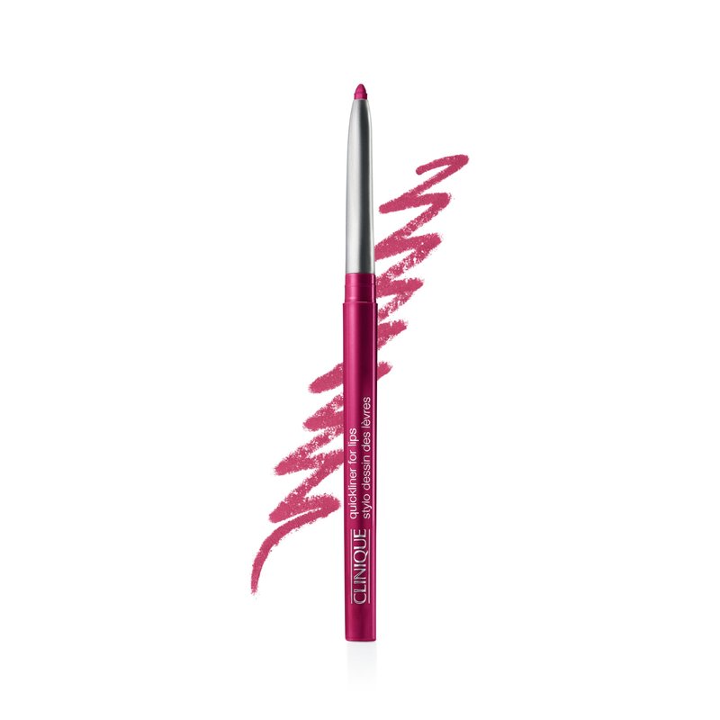 Clinique Long Lasting Quickliner Lip Liner | Non-Drying + No Sharpening, Crushed Berry