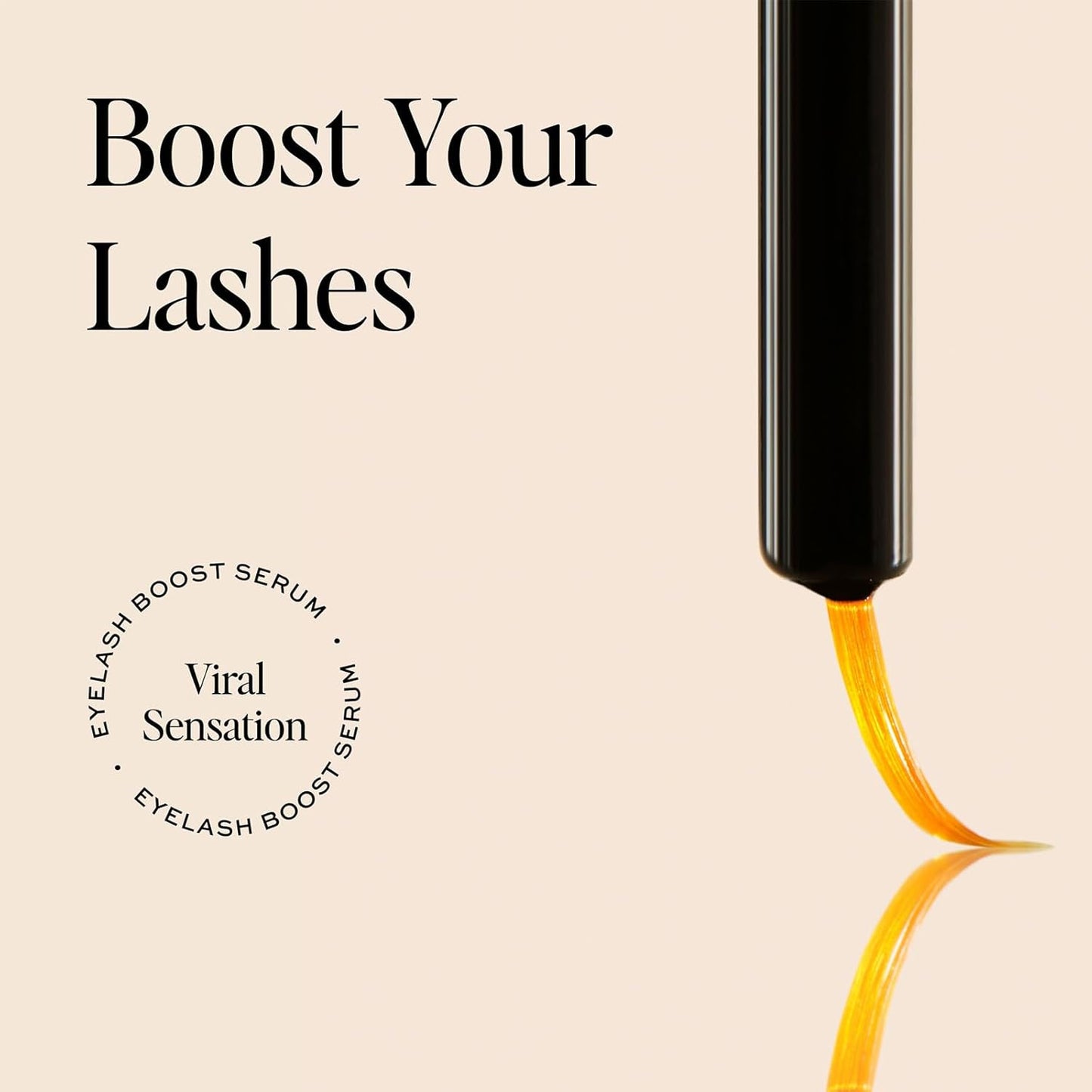 DIME Beauty Eyelash Boost Serum - Enhance Growth for Longer, Thicker Lashes | 0.20 oz / 6 ml