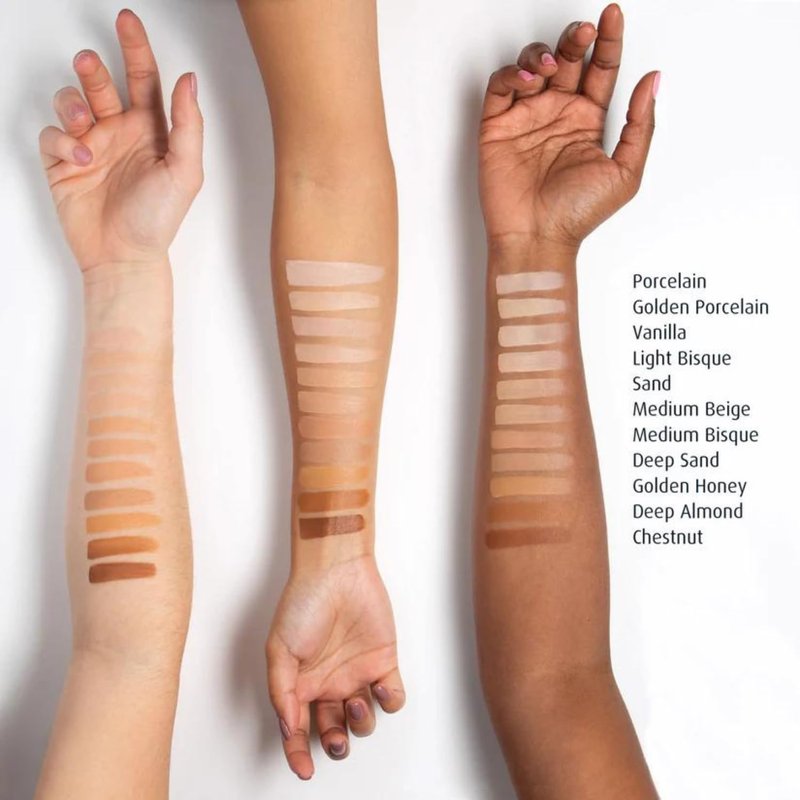 Lune+Aster RealGlow® Skin Tint - This light-diffusing Skin Tint covers and perfects with ultra-lightweight, customizable sheer to medium coverage for a naturally radiant look - Deep Sand