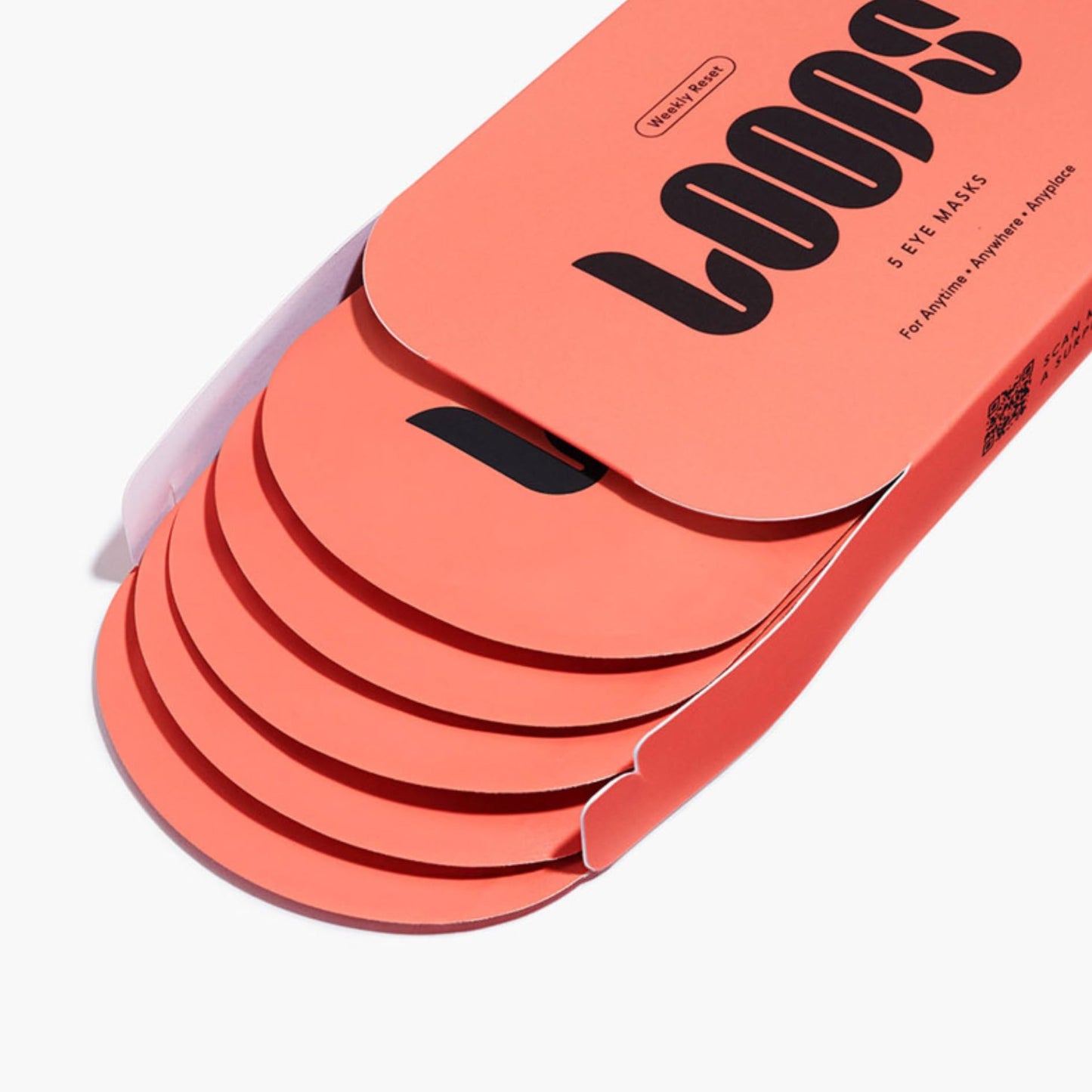 LOOPS Weekly Reset - Rejuvenating Hydrogel Korean Eye Mask Kit, 5pc