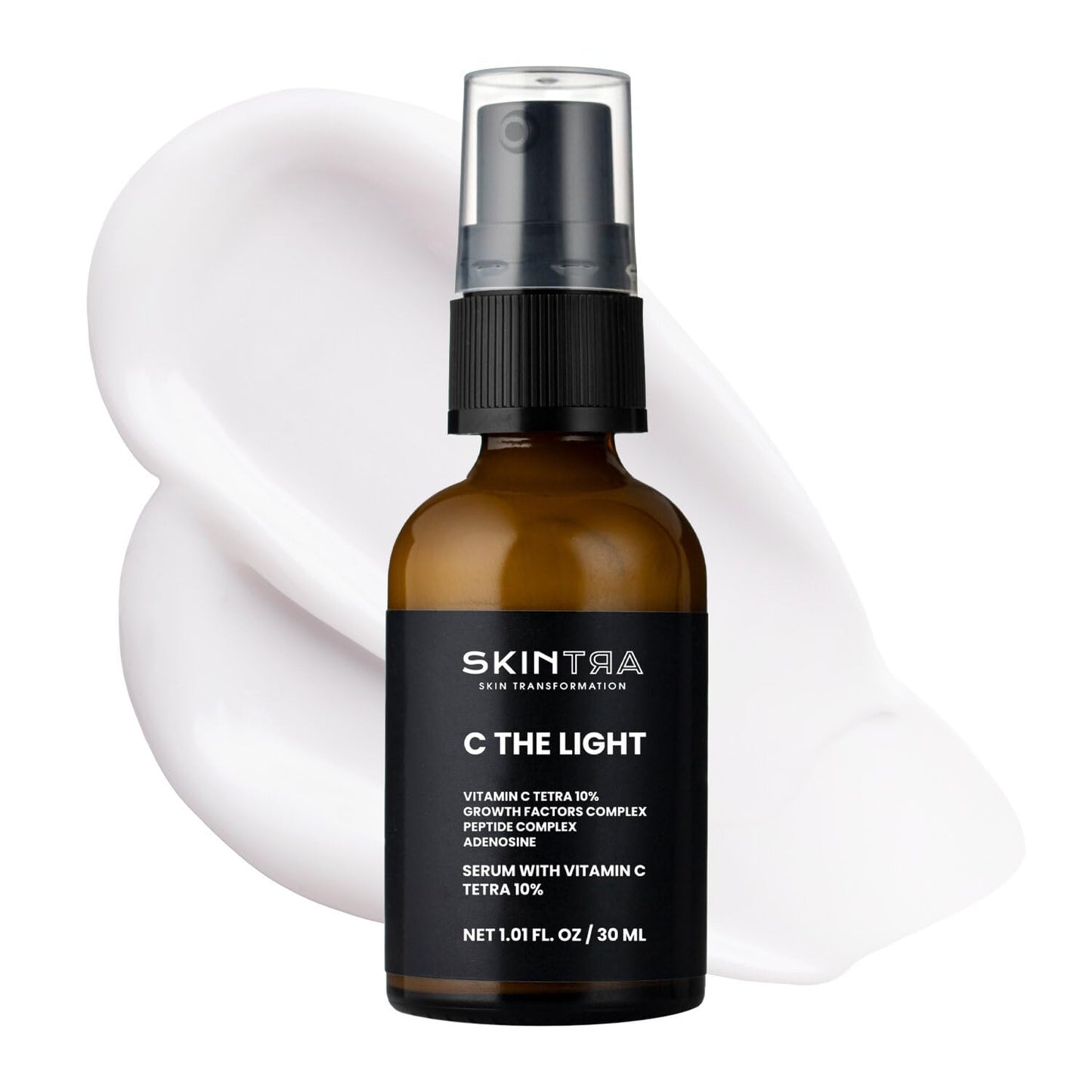 SkinTra - Eraser - Powerful Serum for Hyperpigmentation with 10% Vitamin C, For Dark Spots & Redness Reduction – Vegan – Safe for Daily Use – 30 ml/Net 1.01 Fl. Oz