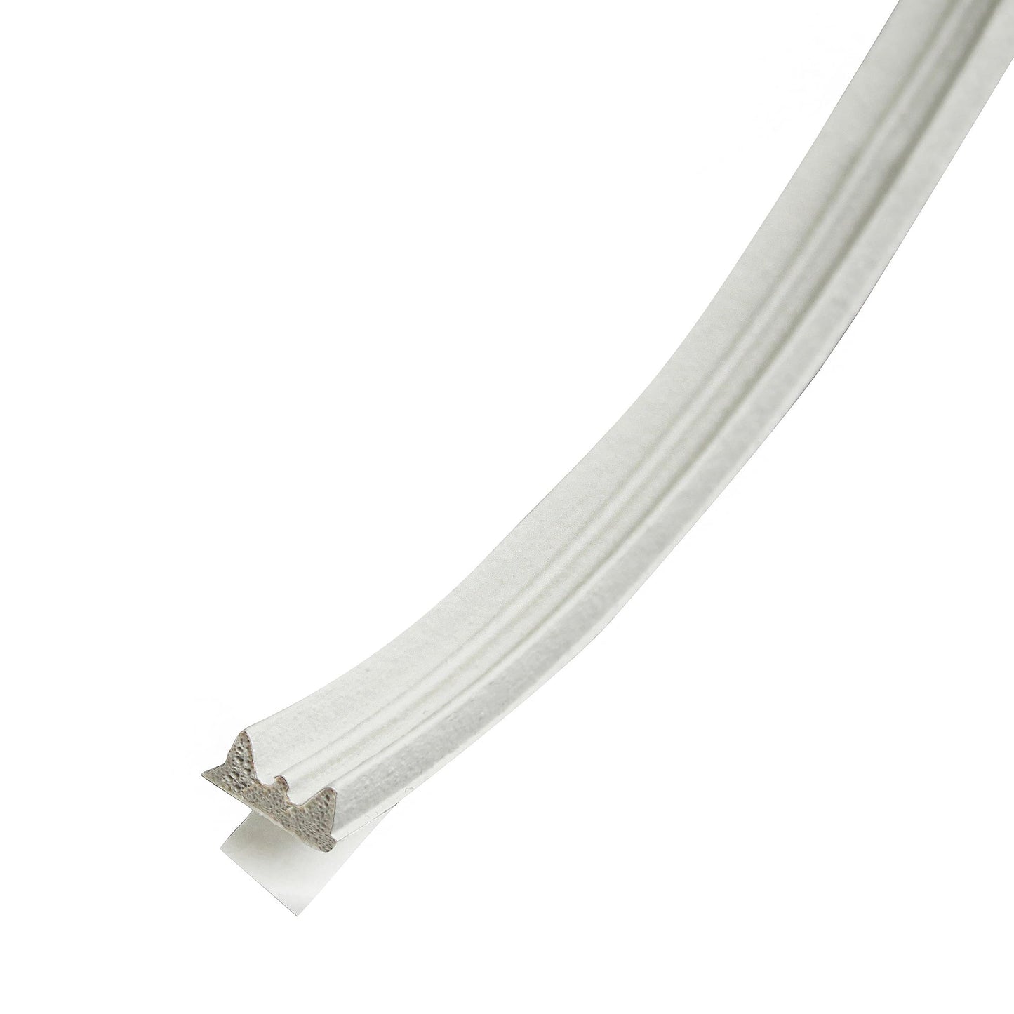 M-D Building Products 02618 1/8 in. x 3/8 in. x 17 ft. White Premium Rubber Window Seal for Ex-Small Gaps
