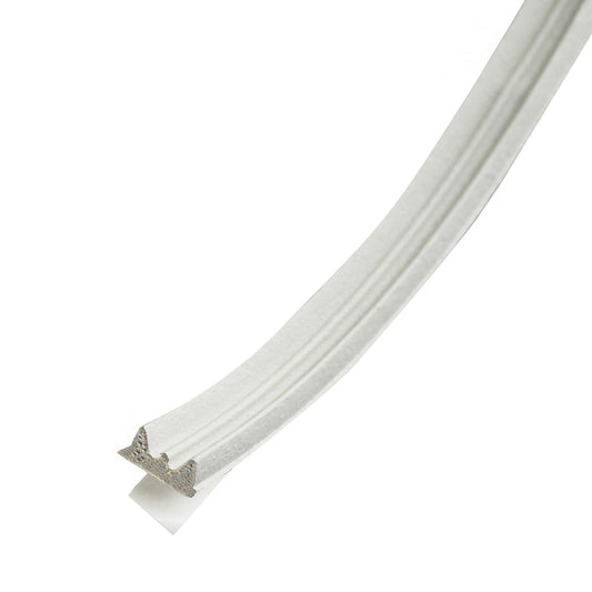 M-D Building Products 02618 1/8 in. x 3/8 in. x 17 ft. White Premium Rubber Window Seal for Ex-Small Gaps