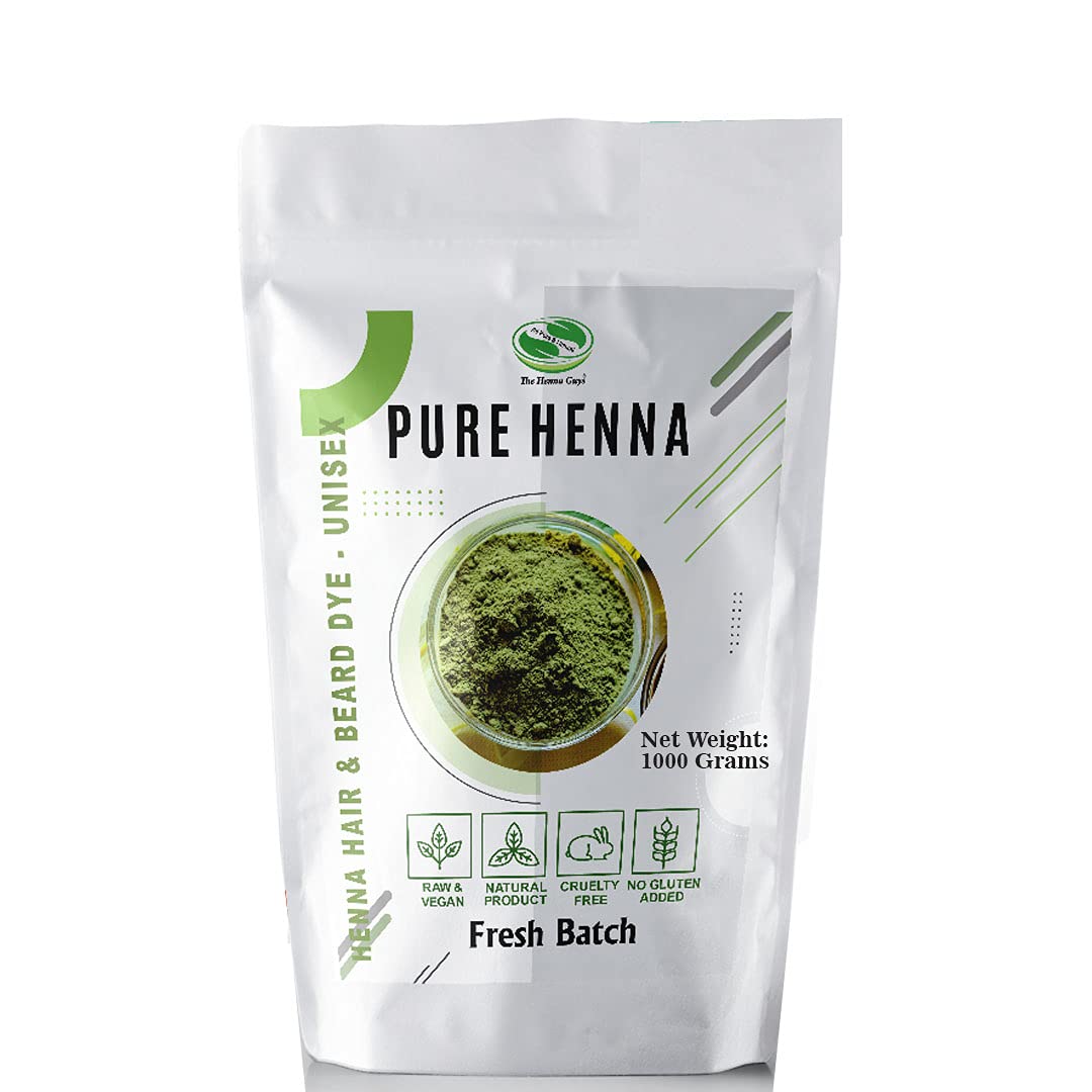 100% Pure Red Henna Powder for Hair Dye - Natural Hair Color | 1000 Grams