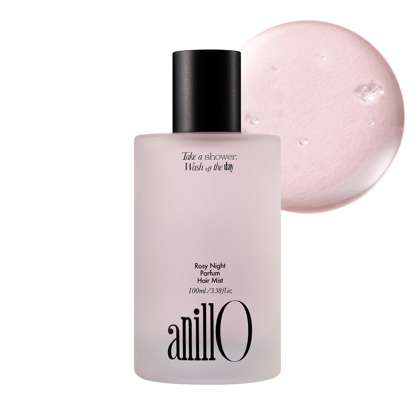 ANILLO Rosy Night Vegan Hair Perfume Long-Lasting Floral Musky Scented with Damask Rose Extract, Rosehip Oil, Peptide Complex for All Hair Type, Free of Silicone & Parabens (3.38 fl. Oz)
