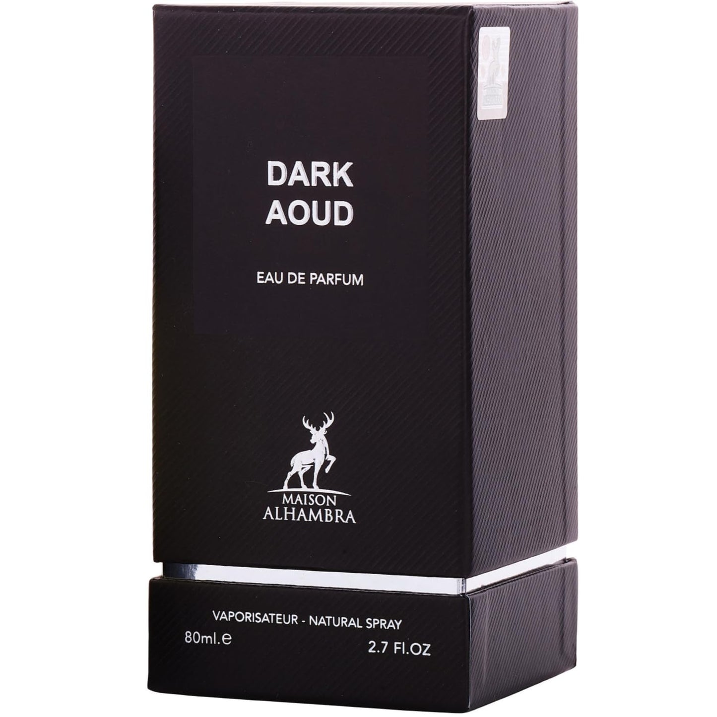 Maison Alhambra Dark Aoud – Spicy, Woody, Oud, Oriental – Eau de Parfum Spray Long-Lasting Fragrance for Unisex, 2.7 Ounce / 80 ml