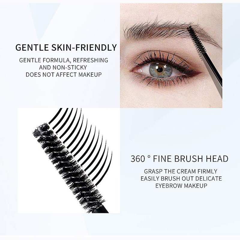Clear Eyebrow Setting Gel - Waterproof Brow Fix Gel for Long-Lasting Styling | 2 Pack, 1.81oz