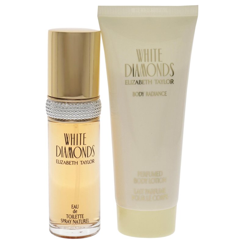Elizabeth Taylor White Diamond Elizabeth Taylor White Diamonds 1oz EDT Spray,3.3oz Body Lotion Women 2 Pc Gift Set