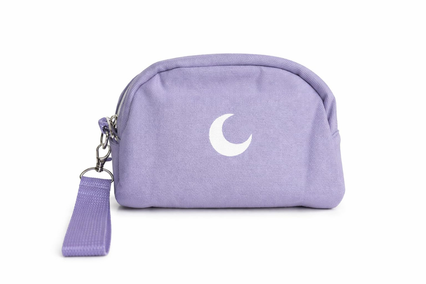 Brando Moon Small Zipper Makeup Bag for Women Girls – Travel Cosmetic Pouch, Wide-Open Organizer Purse Case, Air-Tight Odor-Control Fabric, Everyday Travel Essentials