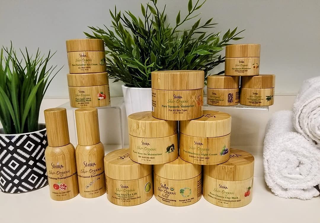 Shira Organic 15ml - Eucalyptus Tea Tree Moisturizer – Hydrating Facial Cream for Normal to Oily Skin, Natural Skin Care with Pure Ingredients, Lightweight Daily Moisturizer for Women