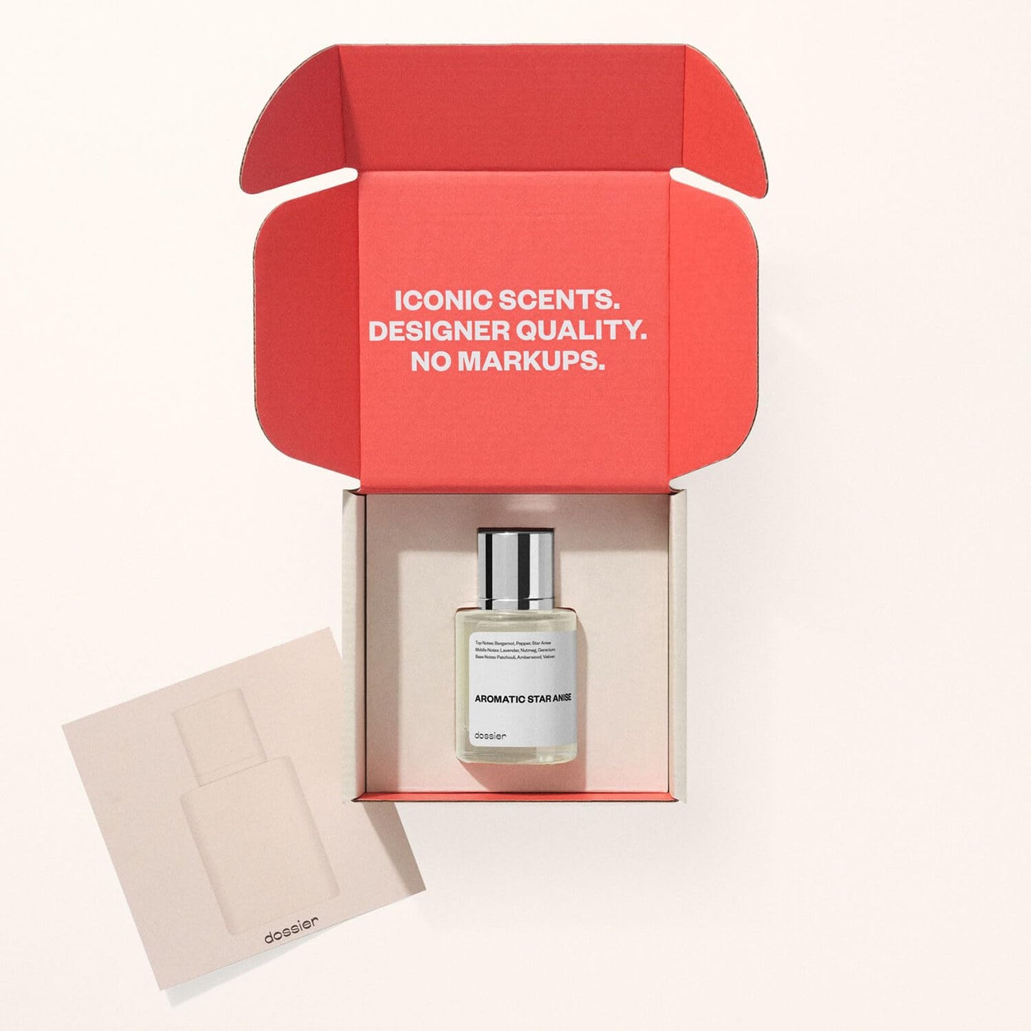 Dossier - Aromatic Star Anise - Eau de Parfum - Inspired by Sauvage - Long-Lasting Fragrance - Masculine - 1.7 fl oz (50ml)