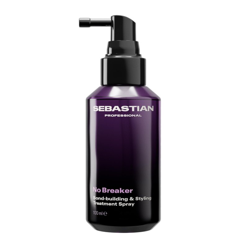 Sebastian Professional No Breaker Styling Treatment Spray | Leave-In Treatment | Repair Damage & Breakage for Stronger Hair | 3.38 fl oz | Packaging May Vary