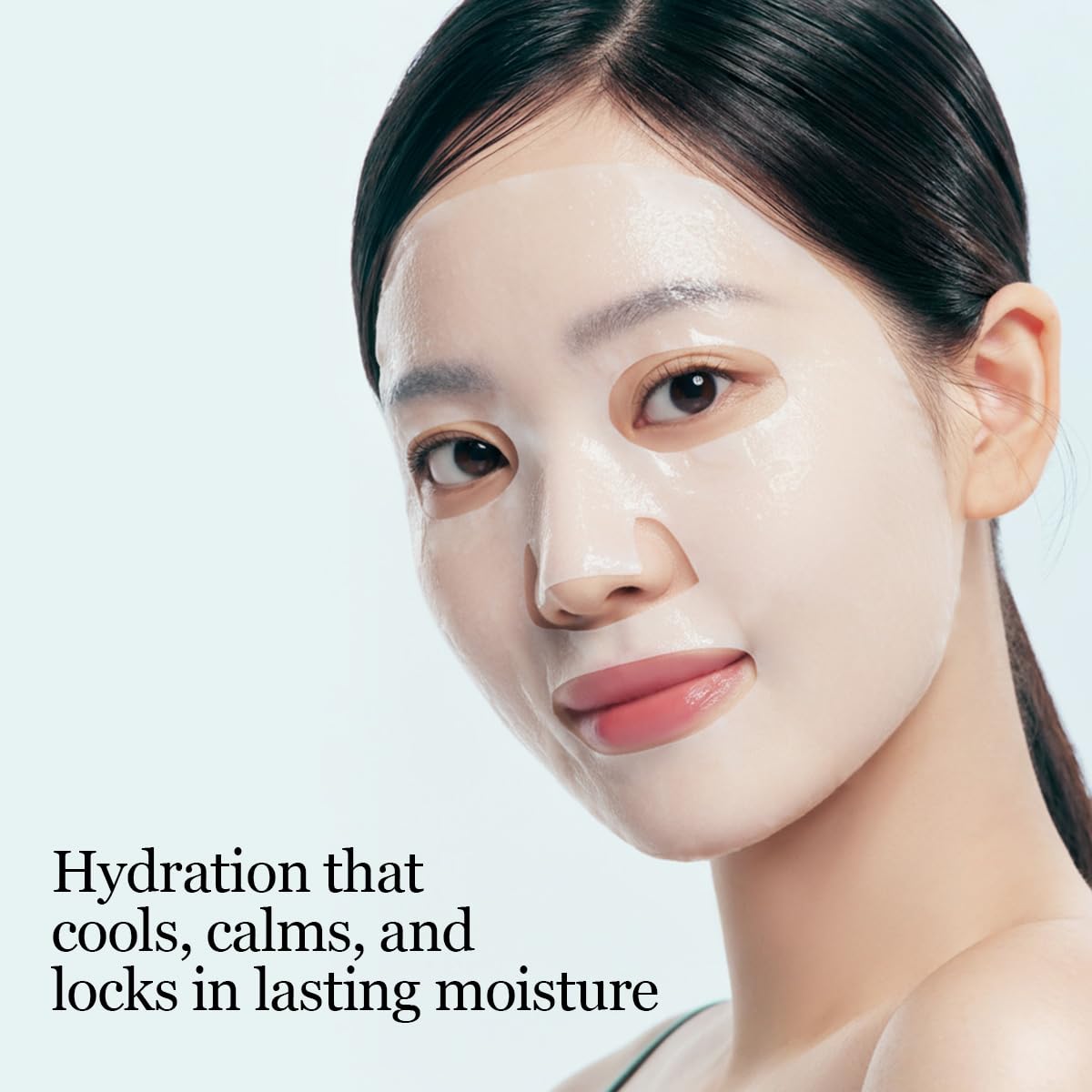 ROUND LAB 1025 Water Gel Hydration Mask(10ea) | Hydration locking, Cooling, Rejuvenating, Easy layering, Unscented for sensitive skin (10ea)