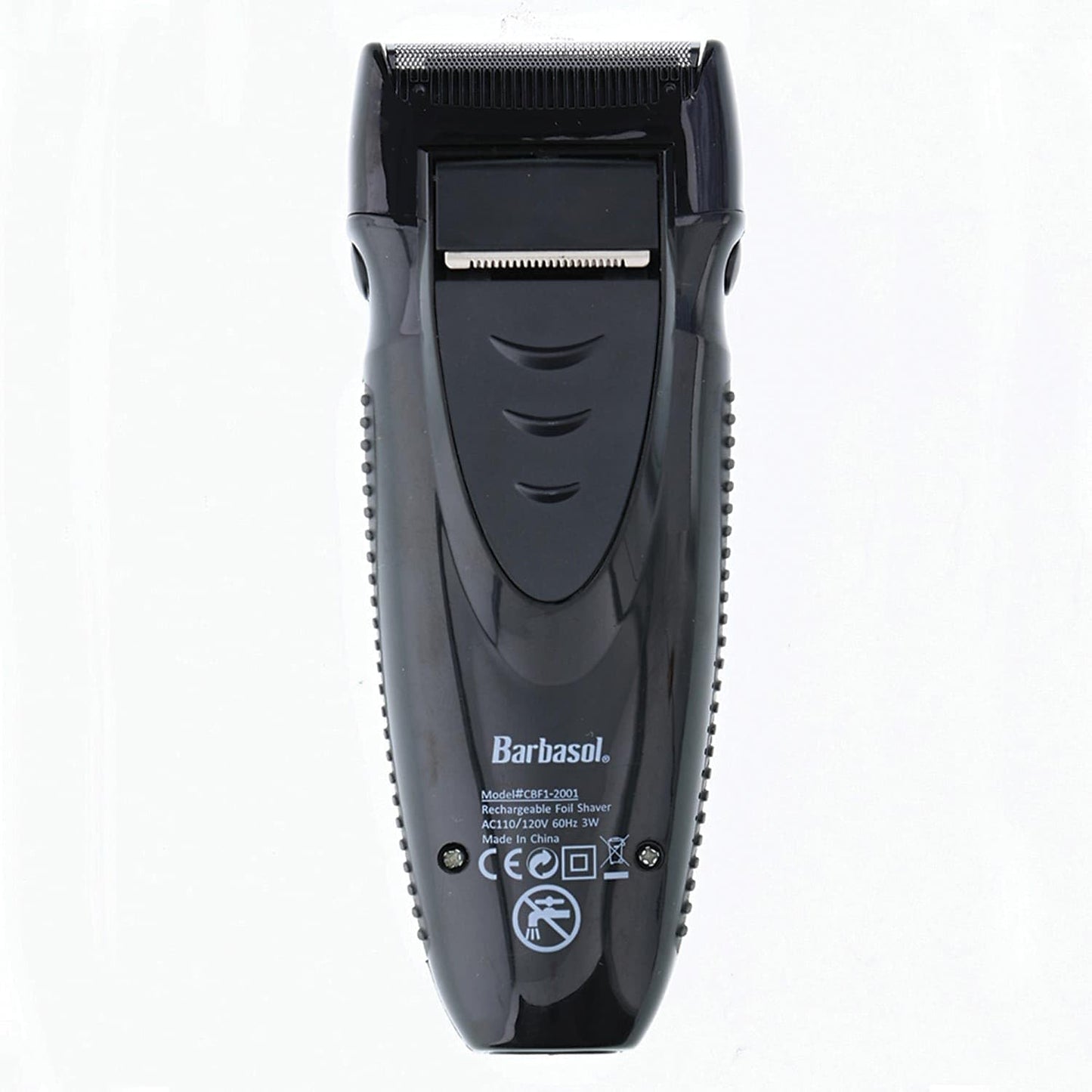 Barbasol Rechargeable Electric Foil Shaver with Stainless Steel Blades and Pop Up Trimmer
