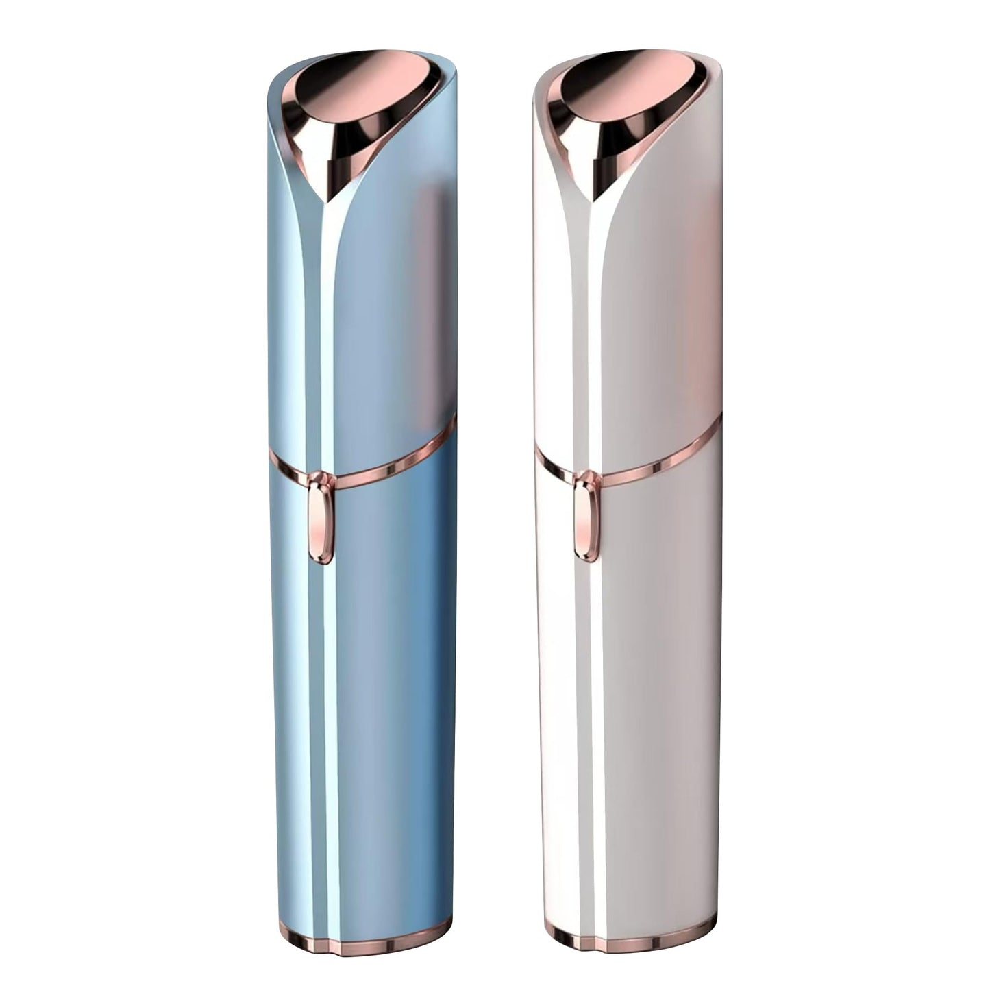 EVIEY Facial Hair Remover for Women - as Seen on TV Painless Face Shaver - Electric Hair Removal Device (Blue & White Bundle)