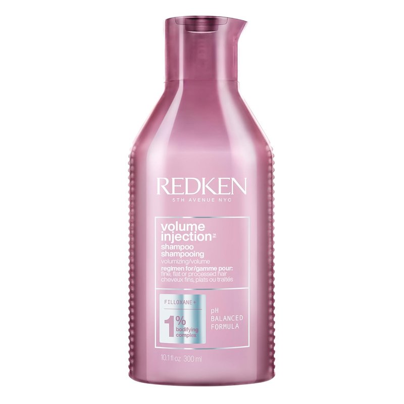 Redken Volume Injection Shampoo for Fine Hair - Boosts Lift & Body, Paraben-Free Formula | 10.1 oz