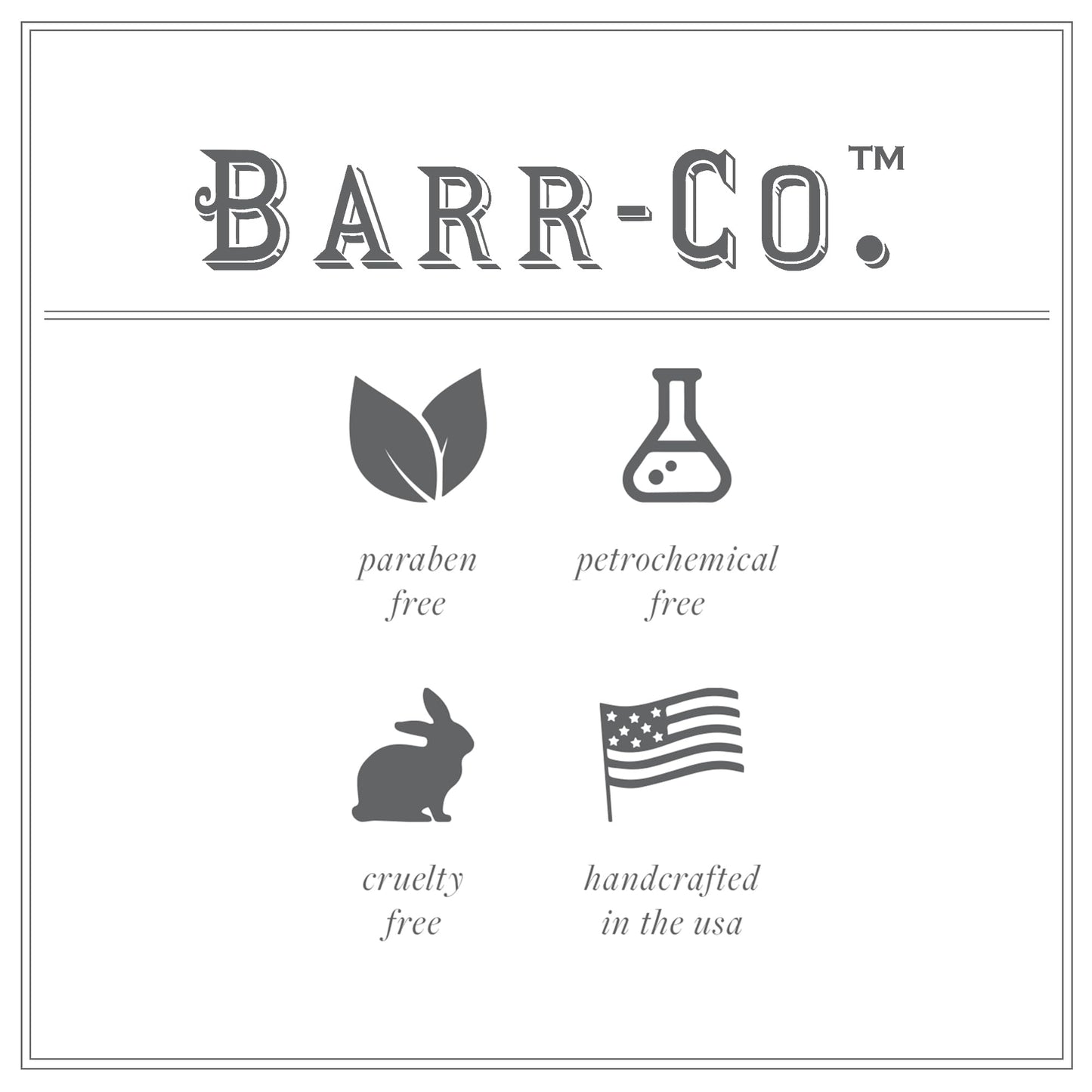 BARR-CO. Original Scent Shea Butter Hand Cream for Women & Men - Tranquil Milky Oat, Vanilla & Vetiver Hand Moisturizer for Dry Cracked & Working Hands - Moisturizing, Smooth Repair Cream, 3.4 fl oz