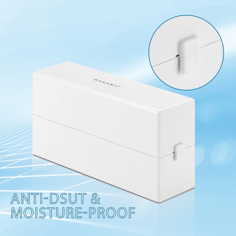 Makartt Nail Drill Bits Holder,Dustproof Stand Displayer Organizer Container Case 30 Holes drill bit holder nail tech Professional Nail art Tools(Not Inlcude Drill Bits,White)