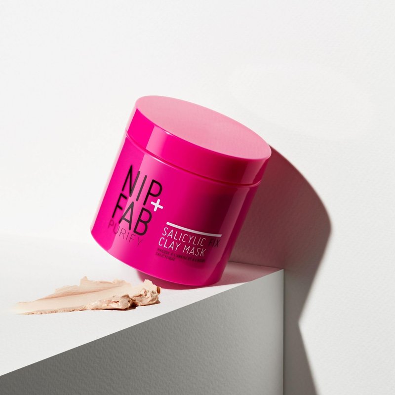 Nip + Fab Salicylic Fix Clay Mask for Face Purifying Cleansing Facial Mask to Minimize Pores Oil Control Brighten Skin Target Blemishes, 5.7 ounces