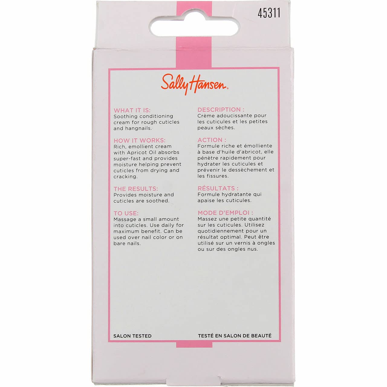 Sally Hansen Cuticle Massage Cream™, Cuticle Care, Nourish and Condition Dry Nails and Cuticles