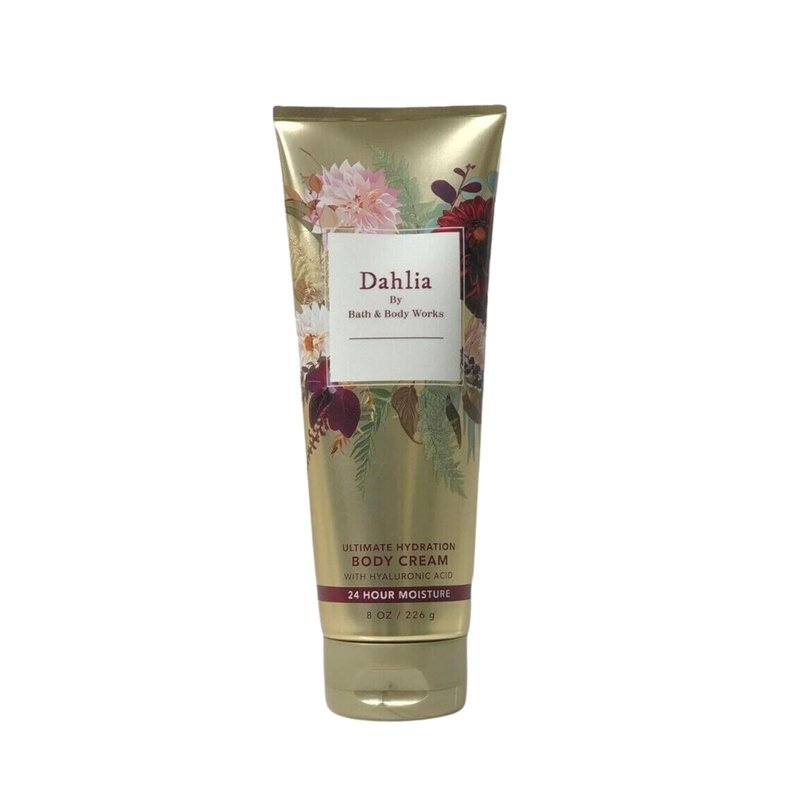 Dahlia Body Cream Gift Set - 2 x 8 oz Moisturizing Creams for Soft Skin | Multicolor