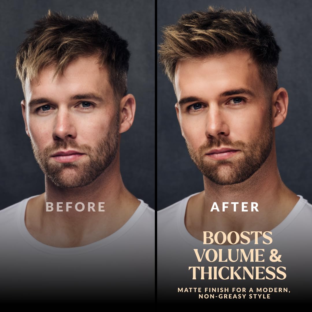 Charlemagne Sea Salt Spray for Men - Firm Hold, 6.76 fl oz, Pack of 2