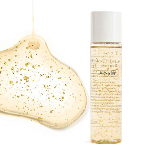 Decoder Liquid Gold Radiance Toner-Serum | Hydrating Face Toner with Hyaluronic Acid, Rose Water & Centella – Alcohol-Free, 24K Gold Infused Skincare for Sensitive Skin & Barrier Repair（5.07 Oz）
