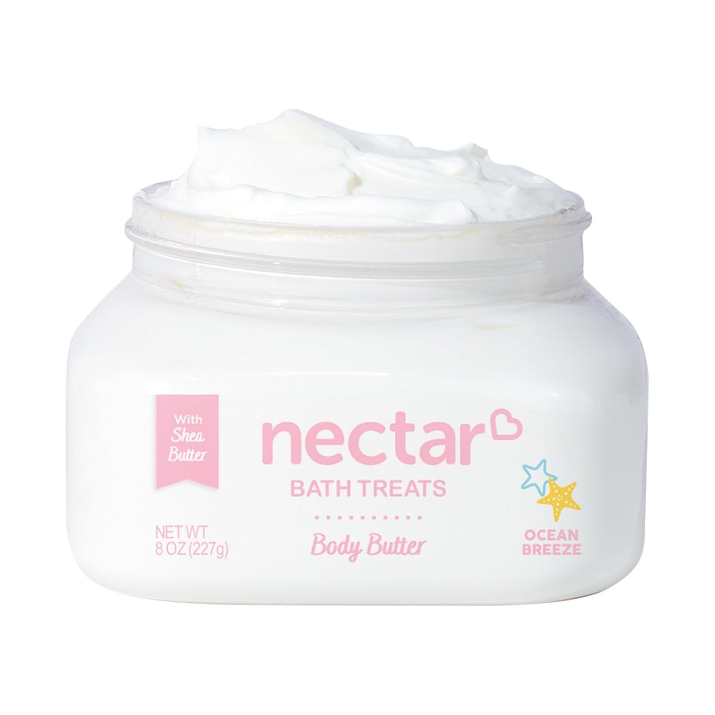 Shea Body Butter - Hydrating Moisturizer with Pure Shea Butter & Avocado Oil | 8oz Ocean Breeze