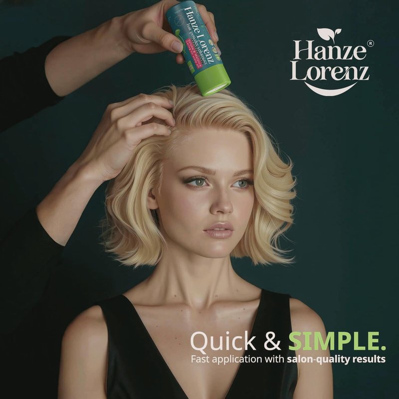 Hanze Lorenz Hair Texture Powder for Women – Volumizing Root Lifter & Teasing Powder for Fine Hair – Styling Dust Strong Hold Matte Finish – Sensitive Scalp Safe Unscented – 10g/0.35 oz