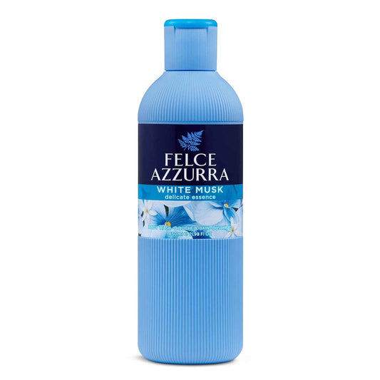 Felce Azzurra White Musk - Delicate Essence Body Wash - Fresh And Clean Fragrance - Naturally Moisturized And Scented Skin - Becomes A Soft Touch On Your Skin - Suitable For All Skin Types - 22 Oz