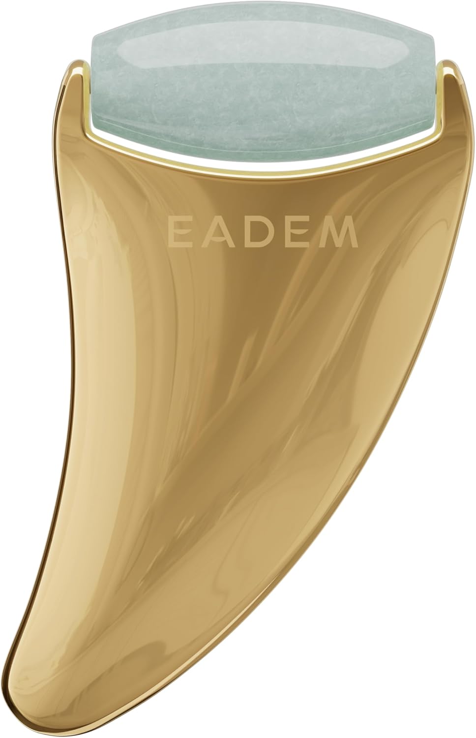 EADEM Gua Sha Facial Sculptor - Jade Roller & Chisel Tool for Skin Care Routine | Luxury Jawline Sculptor