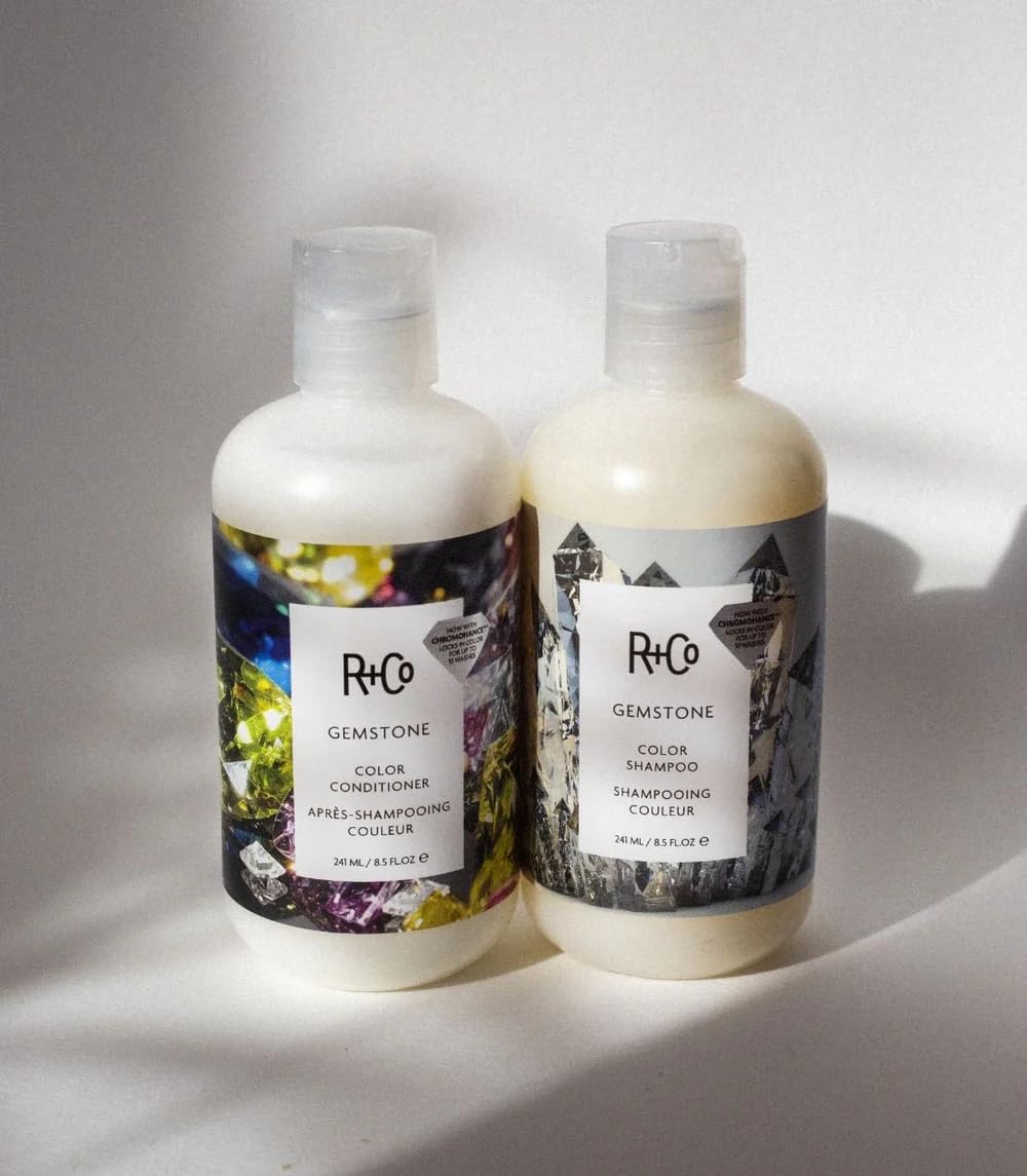 R+Co Gemstone Color Shampoo and Conditioner Set, 8.5 oz (Pack of 2)