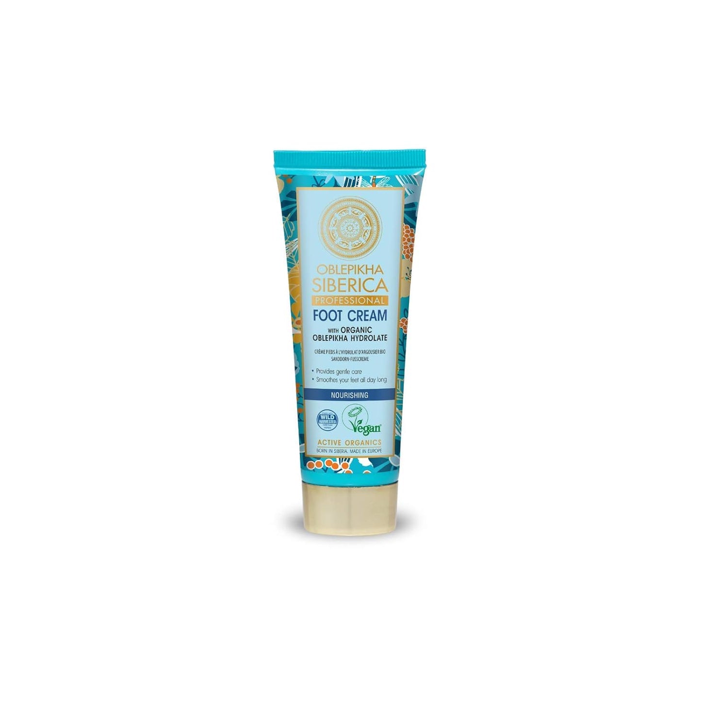 Active Organic Sea Buckthorn Foot Cream - Nourishing Moisturizer | 75ml
