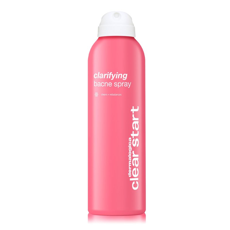 Dermalogica Clear Start Clarifying Bacne Spray, Back Acne Treatment Spray for Body Breakout - Pore Clearing, Preventing Pimple with Salicylic Acid, Witch Hazel, Tea Tree Oil, All Skin Type, 6 fl oz
