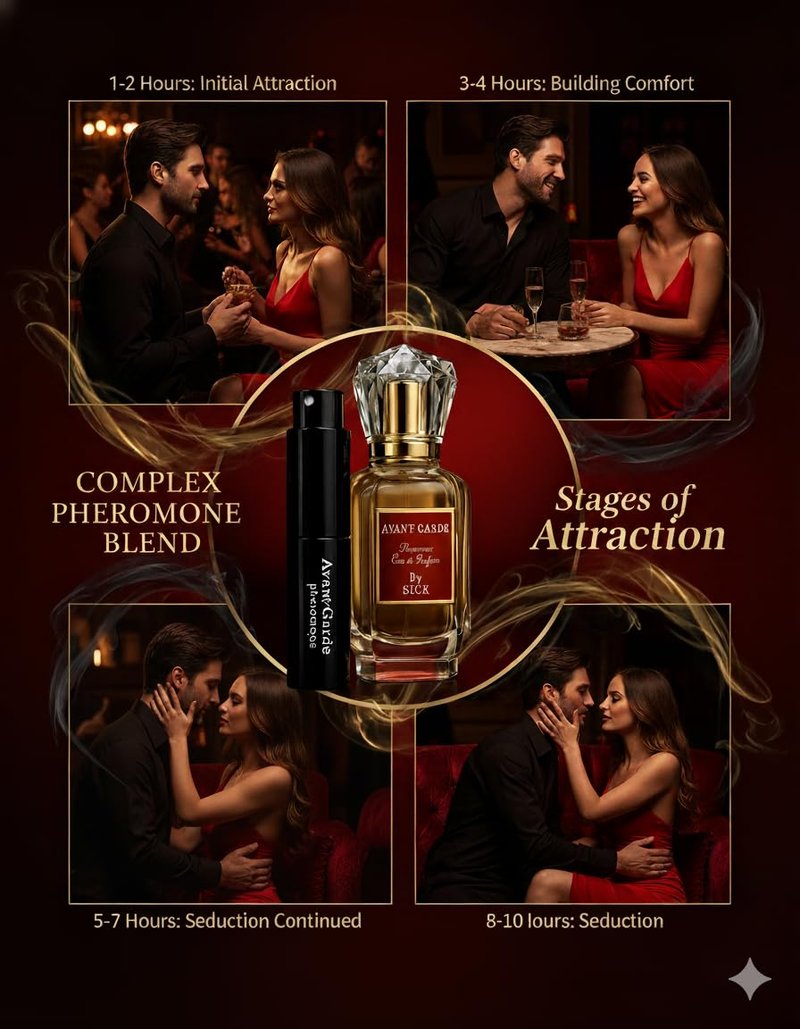 PHERO CONFIDENCE - Avant-Grade Pheromone-Infused Cologne for Men Raw Pheromone Cologne Attraction Lasting Spray USA-Made Bold Strength Scent for Him