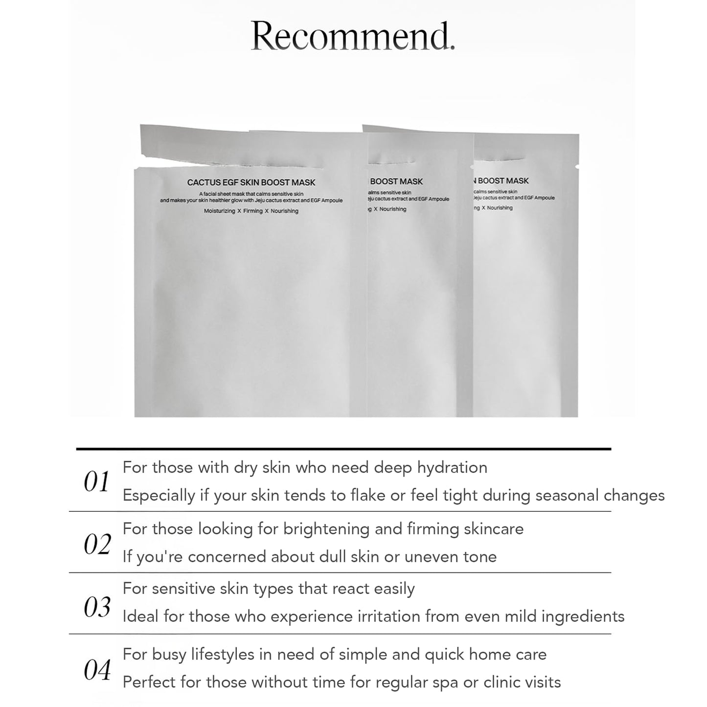 A'Prep Cactus EGF Skin Boost Mask (5 Sheets) – Hydrating & Nourishing Sheet Mask with Jeju Cactus Extract & EGF | Vegan-Certified for Sensitive Skin | Korean Skincare