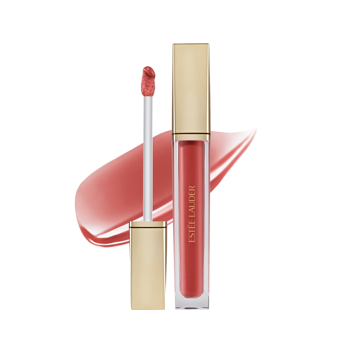 Estée Lauder Glossy Pout Lip Oil | Plumping & Moisturizing with a Sheer Tint | Includes Hyaluronic Acid + Vitamin E, 03 Rose Water