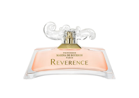 Princesse Marina de Bourbon Tendre Reverence Eau de Parfum for Women - Fruity Floral Scent - Opens with Peach, Blackcurrant and Bergamot - Blended with Magnolia - Romantic Fragrance - 3.4 oz