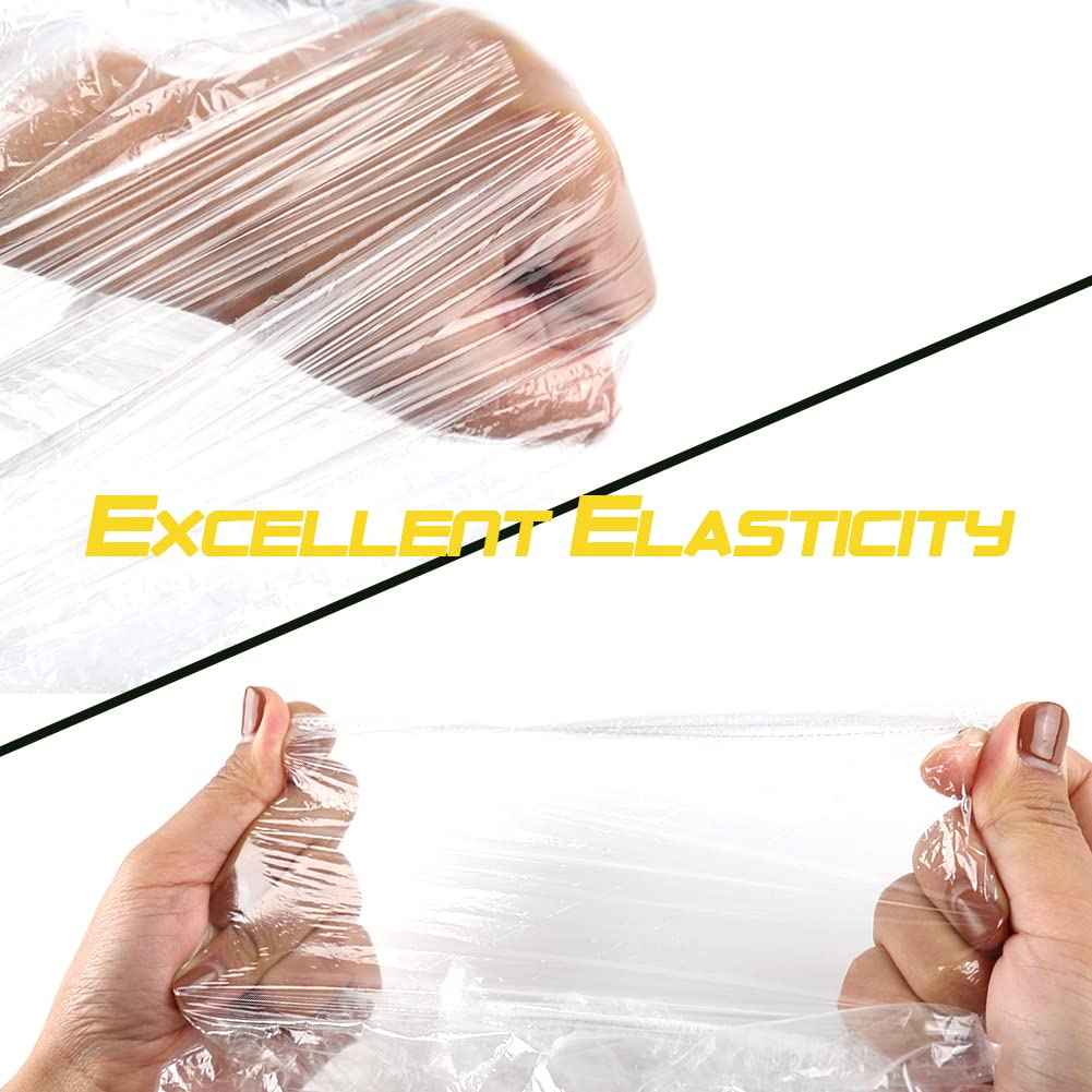 Sent Hair Super Big XXLarge Shower Cap 10 pcs Disposable Plastic Bath Cap Waterproof Dustproof Spa Shower Cap Bathing Hair Caps for Women, Travel, Home Use, Hair Salon