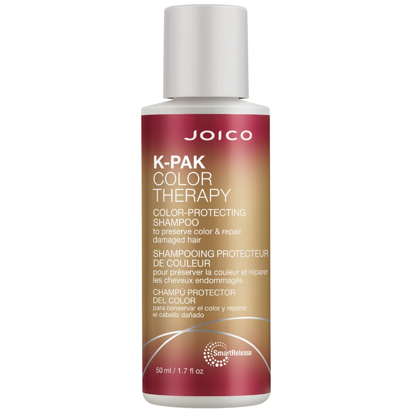 Joico K-PAK Color Therapy Color-Protecting Shampoo | For Color-Treated Hair | Boost Shine | Improve Elasticity | Repair Breakage | Rebuild Damaged Hair | With Keratin & Argan Oil | 1.7 Fl Oz