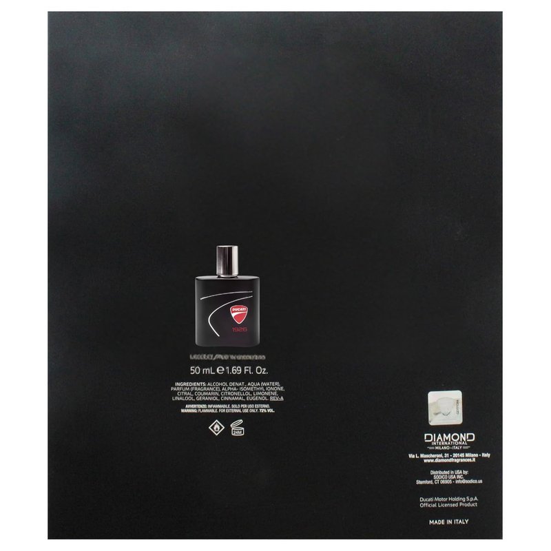 Ducati 1926 Fragrance for Men, Aromatic Fougere Perfume Infused with Tangerine and Bergamot, and blended with Lavender Notes - For Intense and Bold Men Looking to Exude Style - 1.7 oz EDT Spray