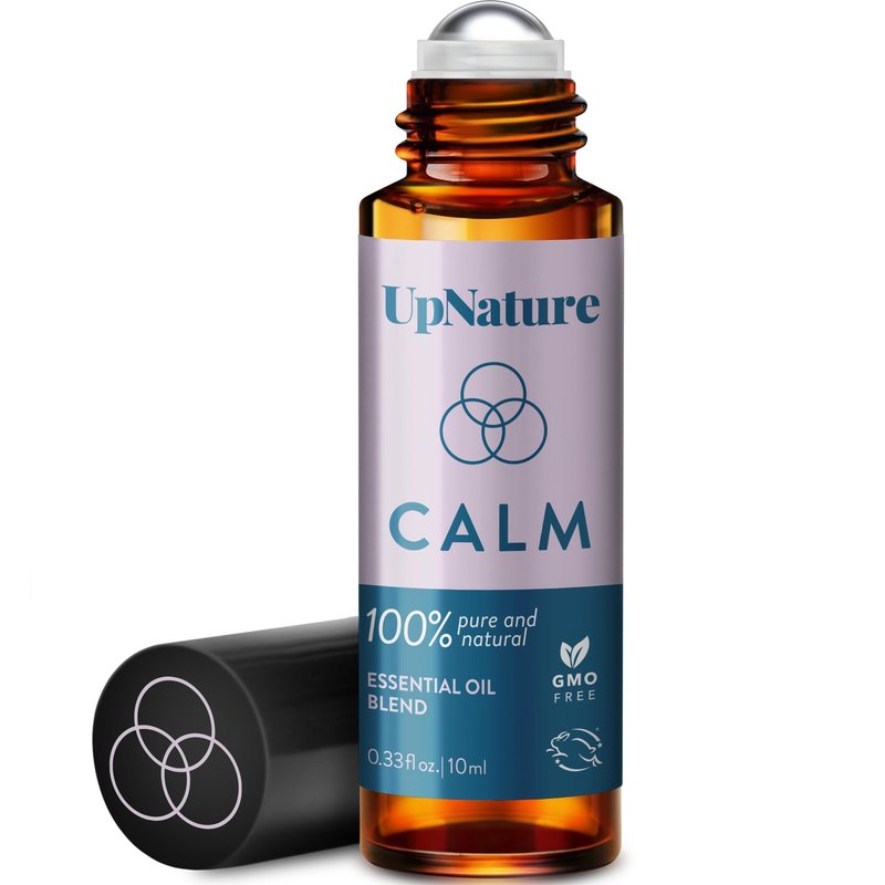 UpNature Calm Essential Oil Roll On – 100% Natural Aromatherapy for Relaxation - Nurse Essentials for Work, Nurses Week Gifts - Self Care Gifts for Women
